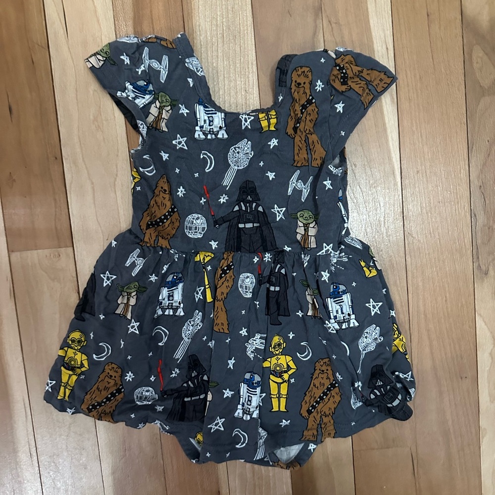 Little sleepies Star Wars Themed Baby Dress